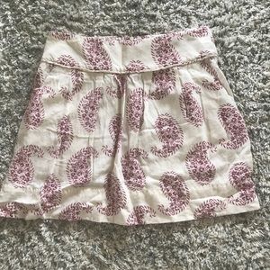 LOFT paisley skirt